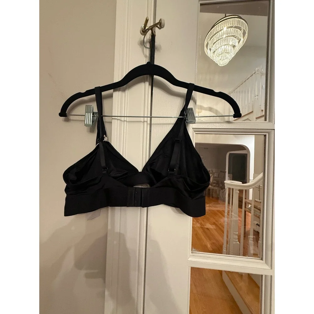 Negative Underwear Glace Triangle Bra Black Size 5 NK-107-01M-5 NWT